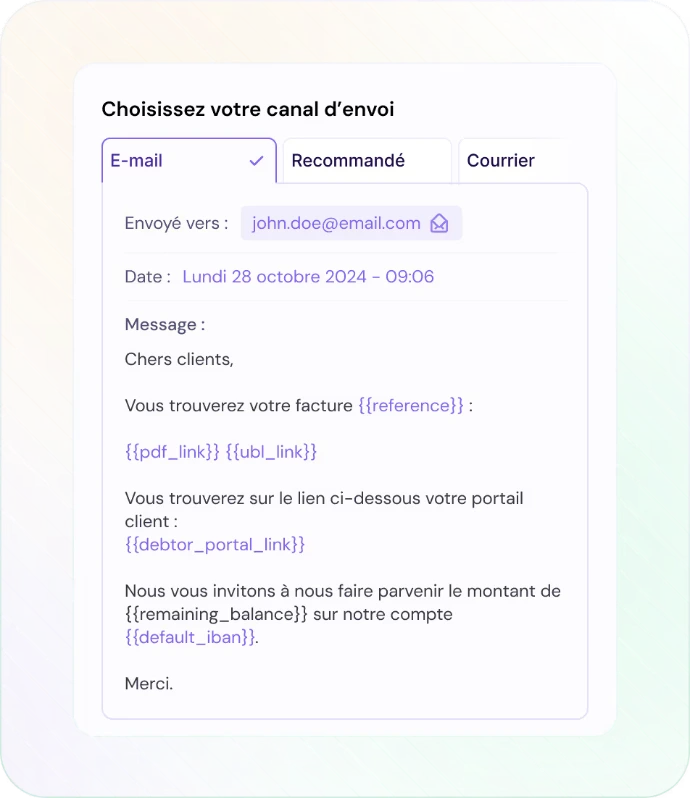 Automatisation des relances