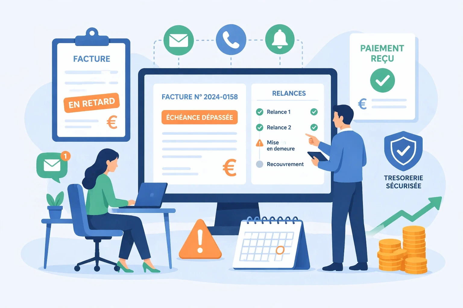 relance facture impayée