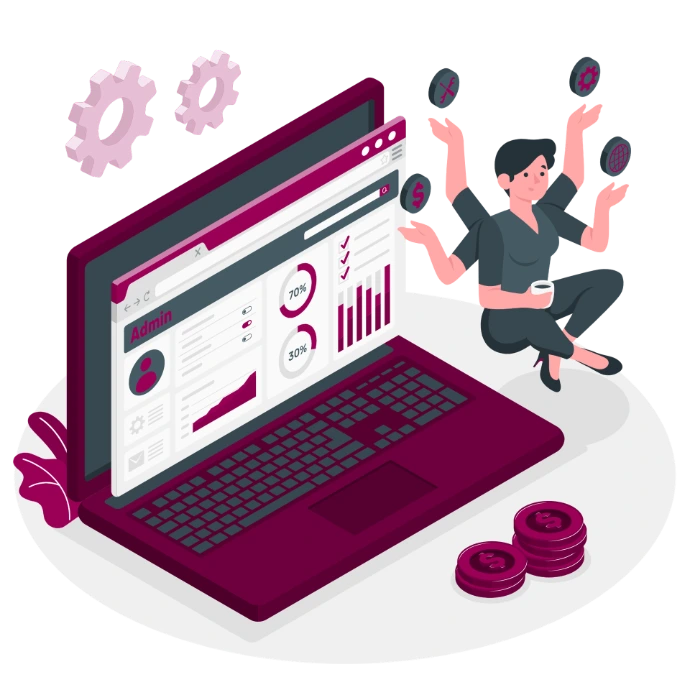 Interface de gestion centralisée ERP pour fiduciaire : dossiers clients, tâches et échéances en temps réel